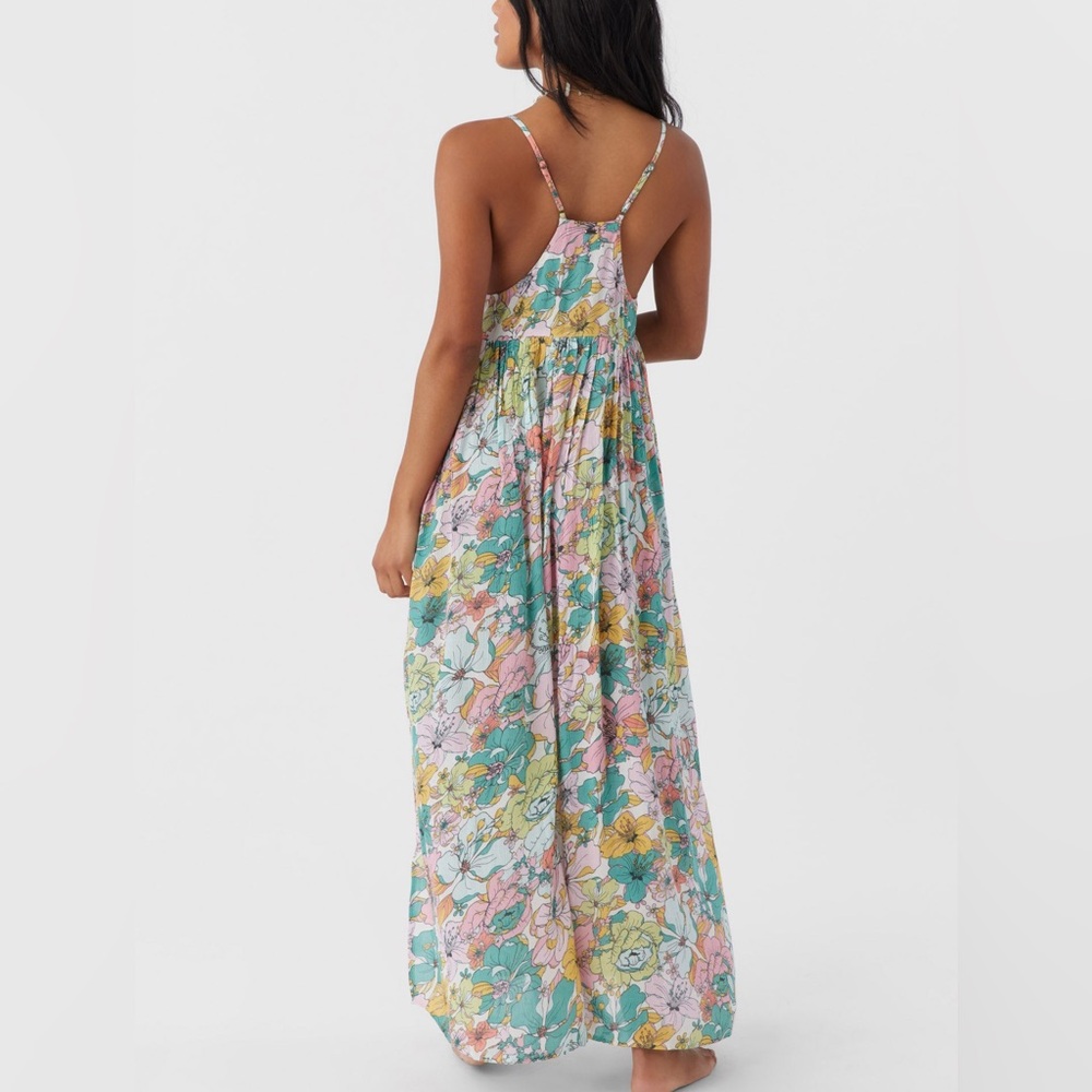 NWT Mel Maxi Janis Floral Swim Cover-Up Dress by O’Neal Size L - Picture 5 of 12